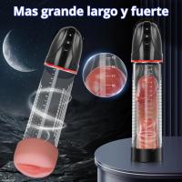 Bomba de Vacío para Pene Succionador Masculino Masturbador succionador para aumentar el pene hombre pene Alargamiento Juguetes eróticos - details 0