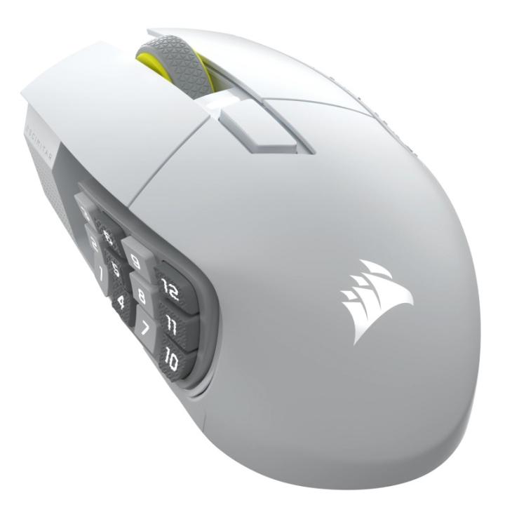 Corsair - SCIMITAR ELITE WIRELESS SE ratón Juego mano derecha RF Wireless + Bluetooth Óptico 33000 DPI CH-9314011-WW