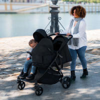 Asalvo Capazo Doble Bro – Ligero, Plegable, Acolchado y Ventilado, Desde 0 meses, con Asas y Colchón Extra - details 0