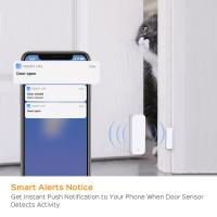 Sensor De Puerta Inteligente ONENUO Tuya Zigbee Seguridad De Hogar Detector De Ventana Sensor Magnético De Contacto Automático Para Alexa Google - details 4