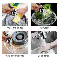 Grifo De Cocina Pull out En Acero Inoxidable 304 Montado En Piso Con Cabezal De Agua Grifo De Esterilla Ajustable Para Agua Caliente Y Fría - details 7