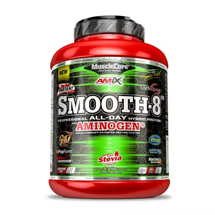 Smooth 8 Hybriid Protein 2300gr - Amix - 1