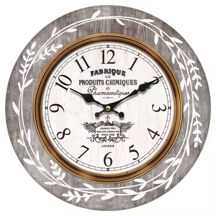 Signes Grimalt Reloj de Pared de MDF  Diseño Clásico  Medidas 34 x 4 x 34 cm  Peso 415 g, - 1