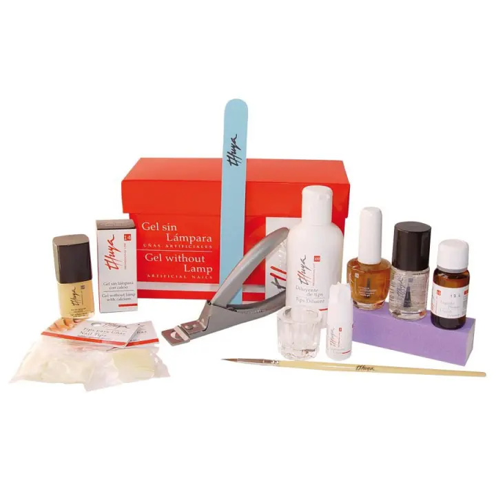 Thuya Kit de Gel Sin Lámpara con Cortatips - Kit Completo para Uñas de Gel - Manicura Profesional - 1