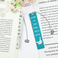 Marcapáginas De Acero Inoxidable Con Diseño De Pato Metálico Regalo Cálido Para Lectura Ideal Para Amigos Y Familiares - details 3