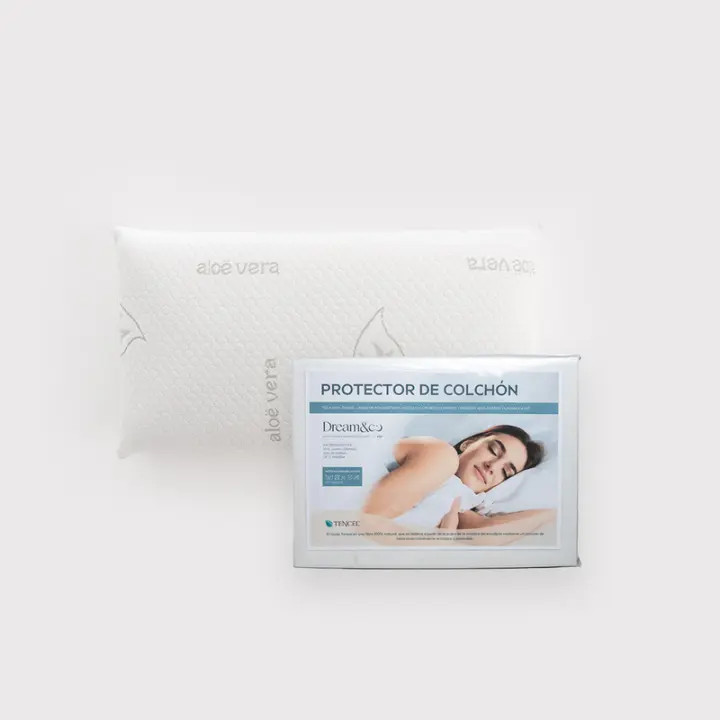 Pack 2 Almohadas Viscoelasticas PREMIUM + Protector PREMIUM Tencel, Ajustable 190/200 - 1