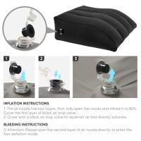 Almohada Inflable Para Elevación De Piernas Almohada De Cadera Para Mejorar La Circulación Y Reducir La Hinchazón Portátil Y Confortable - details 1