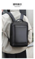 Mochila de cuero genuino para hombre, mochila de negocios para computadora, mochila de viaje de ocio de gran capacidad para estudiantes universitarios, estudiantes de secundaria y preparatoria. - details 20