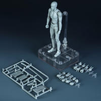 Figura De Acción Coleccionable PVC Gris Body Kun / Body Chan Alta Calidad Con Poses Juguetes Para Adultos Recomendado Para 14+ - details 13