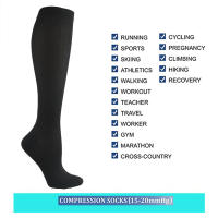 Calcetines De Compresión Para Varices Adecuados Para Golf Rugby Running Senderismo Deportes Anti Fatiga Conducción Viaje Flight Unisex - details 7