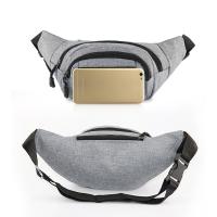 Bolsa De Cintura Para Hombres Impermeable Estilo Coreano Bolsa De Deporte Al Aire Libre Bolsa Transversal De Banano Monedero De Malla De Lona Material Principal Polyester - details 11