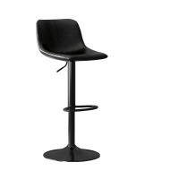 1 Silla giratoria de Bar alta ajustable, TABURETE asiento nórdico moderno, elevador de escritorio frontal con taburete alto, respaldo de moda, silla de Bar con patas de Metal de estilo nordic,sillas de comedor pata negro - details 1