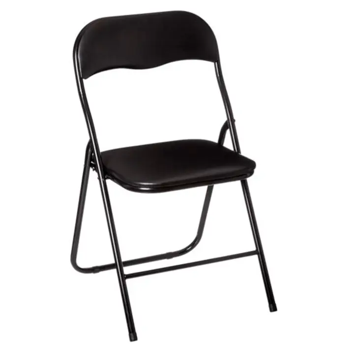 Silla Plegable Negra - Básica para Comedor - 1