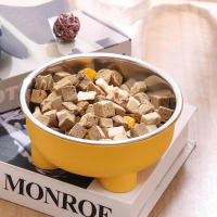 Tazón De Mascota De Acero Inoxidable Antideslizante Con Cuatro Pies Color Sólido Fácil De Limpia Para Uso Interior Y Exterior Para Perros Y Gatos - details 2