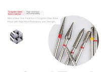 Kit De 30 Piezas De Brocas De Carburo Para Manicura Eliminación De Esmalte De Gel Kit De Brocas Para Uñas Material De Acero Inoxidable - details 2
