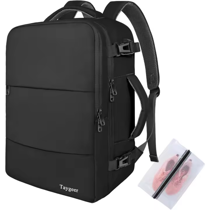 Mochila Viaje Cabina Avion 45x36x20 para Easyjet, Mochila Cabina Avion para Hombre y Mujer Mochila de Viaje Cabina con Carga USB Equipaje de Mano Travel Backpack para Trabajo, Negocios - 1