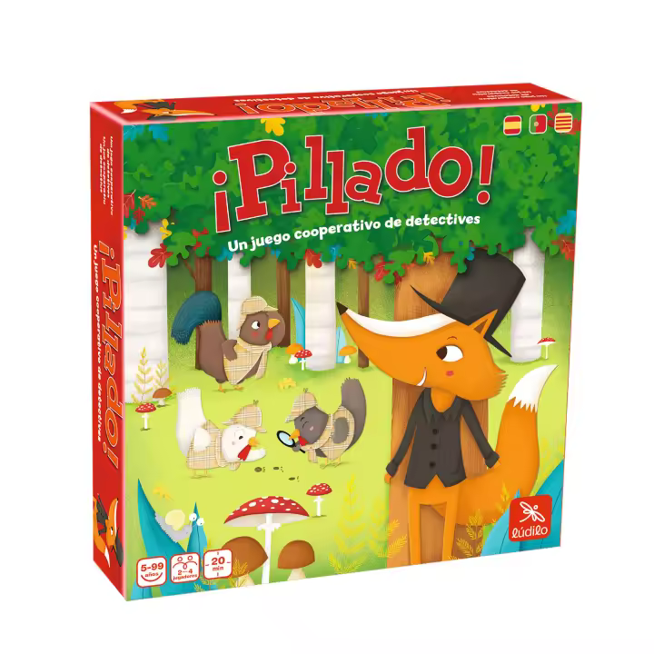 Ludilo - Pillado |Juego de Mesa Cooperativo para Niños de 5 Años - 1