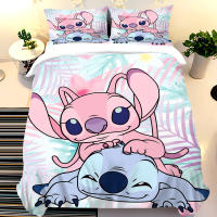 Funda De Edredón Anime Lilo & Stitch Tamaño Cama Individual Doble Reina King 3D Impresión Jovenes Niños Y Niñas Conjunto De Ropa De Cama - details 3