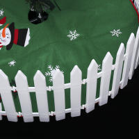 30 Pcs Valla De Navidad Con Árbol Para Jardín Decoración Exterior Mini Barriera De Paredes Para Plantas Accesorios De Jardín - details 0