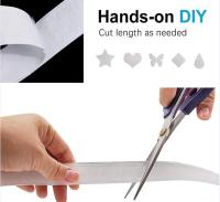 Cinta Adhesiva De Velcro De Nylon Fuerte 25 Metros Autoadhesiva Para DIY Manualidades Con Pegamento Para Bolsas Y Ropa - details 4