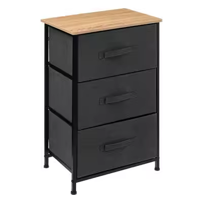 Factory Cuadros Cajonera de Almacenaje Anum Gris Oscuro con 3 Cajones - 1