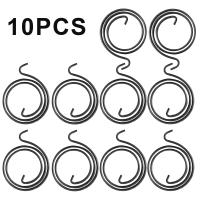 10pcs Resorte De Repuesto Para Manija De Puerta 33mm Resorte De Torcimiento Para Cerradura Interior Sección Plana Y Metálica Para Reparación Y Metalworking - details 4