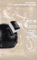 Nueva Bicicleta De Motocicleta 2023 Sombrero De Motocicleta De Cuero Clásico Retro Certificado 3C Para Bicicleta De Arena Y Scooter - details 3
