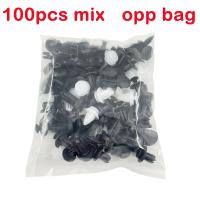 100PCS Clips De Coche Universales 6 Tipos Cierre Rápido Plástico Fijo OPP Bag Mixta Pack Para Reparación De Automóviles - details 5
