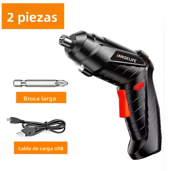 JANGKLIFE Destornillador Eléctrico Recargable Sin Cable Potente Con Batería Impacto Herramienta De Perforación Para DIY En El Hogar - 1