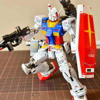 Kit De Modelo 1/144 Rx-78-2 Especial OP Color a Figura De Acción Robot Con Kit De Plástico Para Niños Regalo De Juguete - details 15