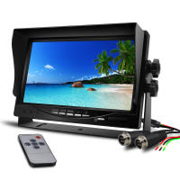 Monitor De Retrovisores Para Coche 7 Pulgadas Pantalla HD LCD Con Solapa 12V/24V Para Cámara De Batería CCTV Vigilancia De Seguridad Doméstica - details 3