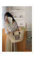 Bolso de paja tejida grande - Nueva tendencia, casual, sencillo, versátil, bandolera para mujer, verano, bolso de gran capacidad. - details 0