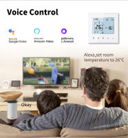 Termostato Inteligente WiFi Tuya Para Calefacción Eléctrica Y Agua/Gas Con Control Remoto Compatible Con Alexa Y Alice - details 1