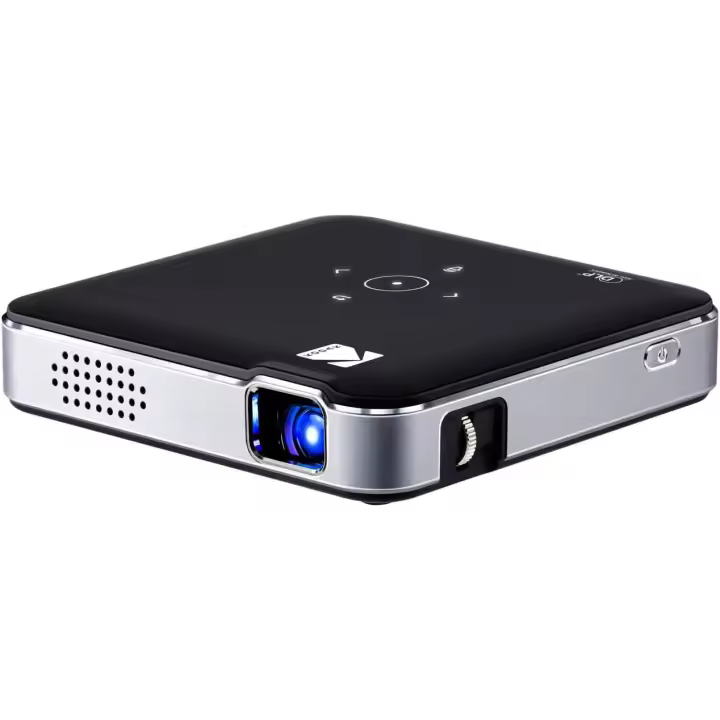 Luma 150 Ultra Mini Pico Proyector de Bolsillo- Negro Batería y Altavoz Integrados, Compatible con 1080P Proyector de Viaje inalámbrico portátil para películas y vídeos LED DLP - 1