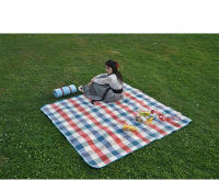 Manta De Picnic Impermeable Para Camping Y Playa Con Estampado Colorido Rectangular Almohadilla De Descanso Para Sala De Estar - details 1