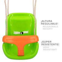 Asiento columpio infantil c/cinturón y altura ajustable CB Toys - details 3