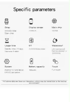 Reloj Inteligente para Mujer con Función de Ritmo Cardíaco y Presión Arterial Resistente al Agua IP68 para Android e iOS Regalo Perfecto - details 13