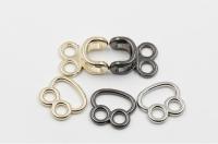 Lote De 10 Pares De Botones Combinados Para Chaqueta De Mink Invisibles Con Gancho Hebilla De Aluminio Platinado Para Abrigo Color Plata Material Metálico Eco-amigable Lavable Sin Niço - details 7