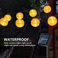Lámpara Solar De Jardín Con 30LED Luces De Panel Solar Para Exterior Impermeables Decoración De Navidad Para Patio Y Jardín - details 3