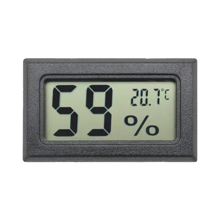 Mini Termómetro Higrómetro Digital LCD Sensor De Temperatura Y Humedad Medidor De Ambiente Para El Hogar Mide Temperatura Y Humedad - 1