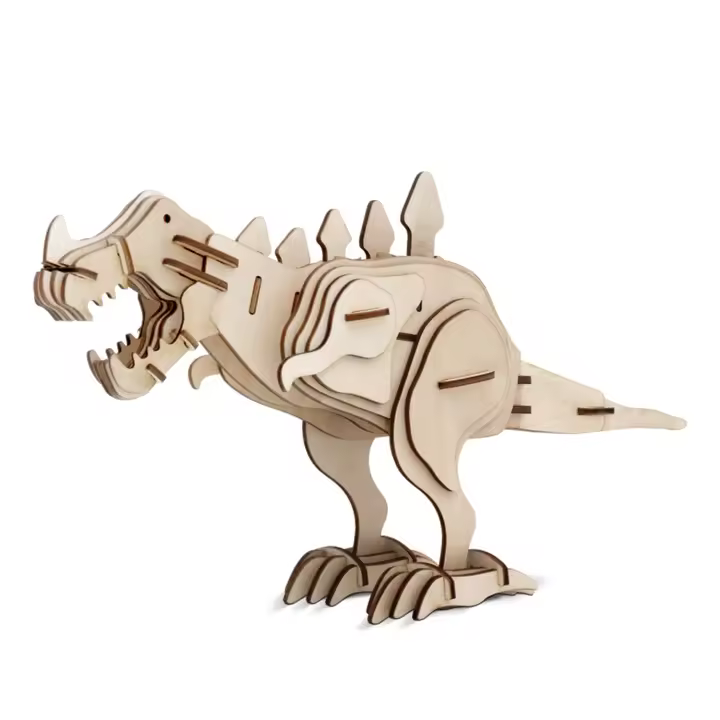 DAM. Puzzle 3D nadera Tiranosaurio rex 67 piezas. 34,5x10x18,5 cm. 35x10x19cm. - 1
