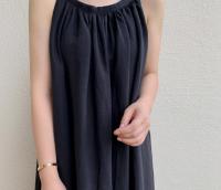 Vestido Largo De Hombros Descubiertos Sin Mangas Para Mujer REALEFT Verano Algodón Y Lino Nuevo Vintage Cuello Redondo Midi - details 16