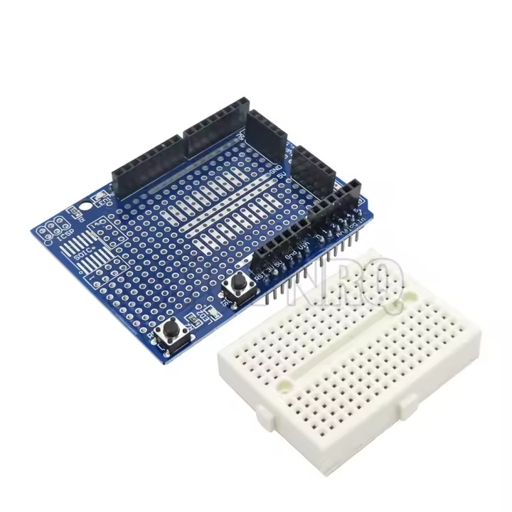 Placa De Desarrollo UNO R3 ATMEGA328P CH340 / ATEGA16U2 Compatible Con Arduino R3/R4 Con Shield Prototipo Y Cable - 1