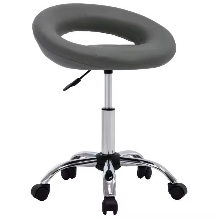 Marca - Silla de Trabajo con Rueda - Diseño Moderno - Gris - 1