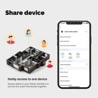 Termostato WiFi Tuya Controlador De Temperatura De Habitación Para Calefacción De Suelo Eléctrico Y Agua Calentador De Gas Compatible Con Alexa Y Google Home - details 12