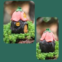 Figuras De Resina De Setas Y Nogal Estatua De Casa Para Jardín Accesorios De Micro Paisaje Decoración De Jardín Escultura Para El Hogar - details 9