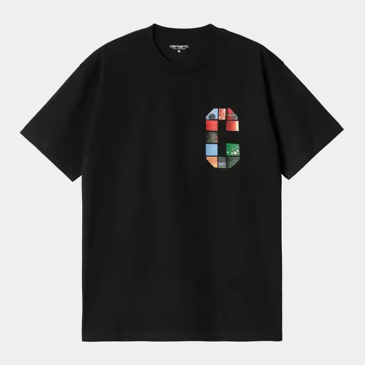 Camiseta Negra Carhartt S/S Machine 89 T-Shirt - 1
