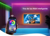 Tira De Luz LED RGB Bluetooth 1-5m Con Control Remoto De 24 Teclas Y Sincronización Con Música COB Dimmable Para Decoración De Habitaciones Y TV - details 0
