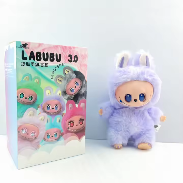 Muñeco De Peluche Labubu Anime Figura De Colección Juguete De Peluche Elf Kawaii Suave Algodón PP Juguete De Animal Para Adultos - 1