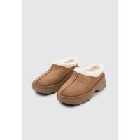 UGG New Heights Cozy Clog Zuecos De Plataforma Mujer Cuero - details 0